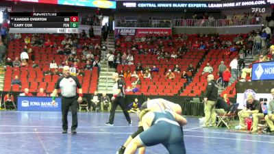 3A-285 lbs Cons. Round 5 - Cary Cox, Pleasant Valley vs Xander Overton, Indianola