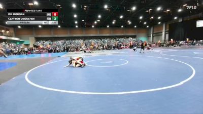 113 lbs Prelim - Clayton DeGolyer, Fernley vs Eli Morgan, Oakdale