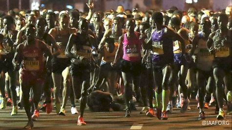 Watch Kenenisa Bekele Fall At The Start Of Dubai Marathon
