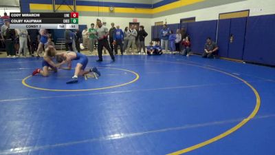 133 lbs Consy 7 - Cody Mirarchi, Line Mountain vs Colby Kaufman, Chestnut Ridge