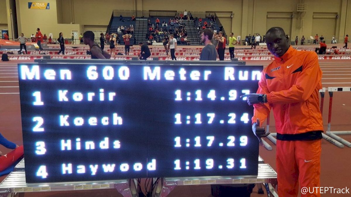 UTEP Freshman Emmanuel Korir Just Broke A World Record