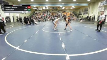 120 lbs 1st Place Match - Tilly Kakuk, Chino vs Savina LaGrass, Hillcrest