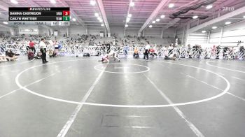 120 lbs 3rd Place - Danika Castrejon, 5forty Lady Brawlers vs Cailyn Whittier, Team RJN Green