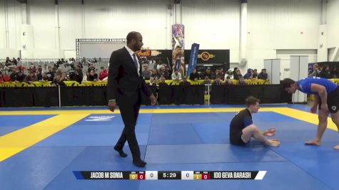 Ido Geva Barash vs Jacob M Sonia 2024 World IBJJF Jiu-Jitsu No-Gi Championship