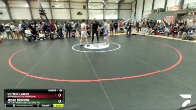 126 lbs Cons. Round 2 - Victor Larso, Betterman Elite Wrestling vs Jesse Denson, Victory Wrestling-Central WA