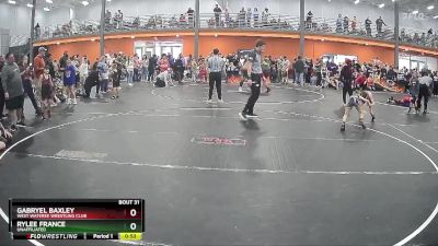 55 lbs Semifinal - Gabryel Baxley, West Wateree Wrestling Club vs RyLee France, Unaffiliated