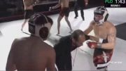 Crazy Double Knockout Steals Show at Team MMA Battle