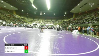 108 lbs Consi Of 16 #1 - Ben Cervantes, Roosevelt vs Cristian Bustos, Reedley