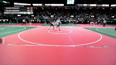 128 lbs Cons. Round 4 - Mason Poracky, BOA1 vs Kellen Wireman, AEM3