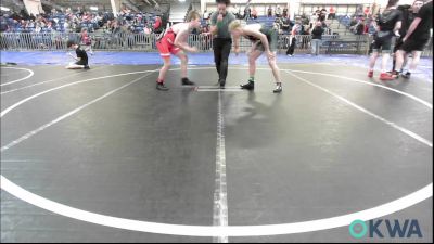 130 lbs Rr Rnd 2 - Wesley Rosekelly, Duncan Demon Wrestling vs Tuff Howell, Madill Takedown