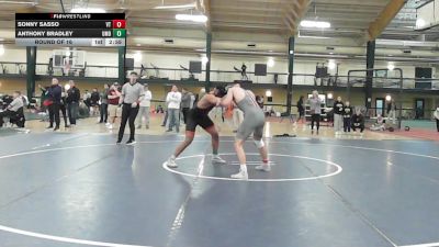 197 lbs Round Of 16 - Sonny Sasso, Virginia Tech vs Anthony Bradley, Maryland