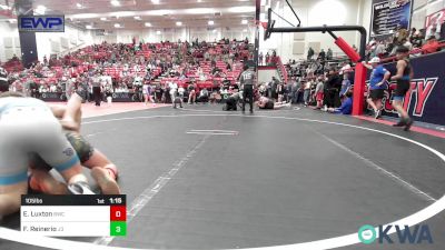 105 lbs Quarterfinal - Emerson Luxton, Bartlesville Wrestling Club vs Fynn Reinerio, Juic3 Acad3my