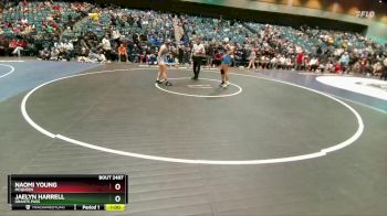 125 lbs Cons. Round 2 - Naomi Young, Mcqueen vs Jaelyn Harrell, Grants Pass