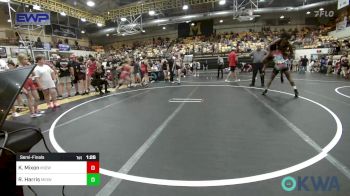 106 lbs Semifinal - Kingston Mixon, Midwest City Bombers Youth Wrestling Club vs Rhylen Harris, Midwest City Bombers Youth Wrestling Club