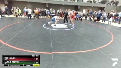 145 lbs Champ. Round 1 - Tre Haines, WA vs Lupine Reeves, OR