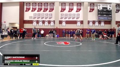 235 lbs Quarterfinal - Dhamara Aguilar Tencle, Seymour vs Aubrey Bartkowiak, Attica