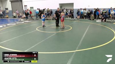 95 lbs Final - Driel O`Brien, Bethel Freestyle Wrestling Club vs Hunter Otts, Chugach Eagles Wrestling Club