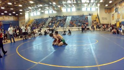 145 lbs Quarters & Wb (16 Team) - Elijah Olson-Zapata, Viera Hammers vs Graham Dawkins, Roundtree Wrestling