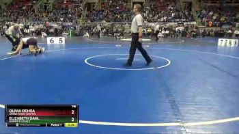 155 lbs Cons. Round 3 - Elizabeth Dahl, Bismarck Legacy vs Olivia Ochoa, Grand Forks Central