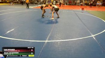 130 lbs Cons. Round 1 - Sam Regnier, Marshall/Lakeview/RTR vs Isaac Halbakken, Dover-Eyota