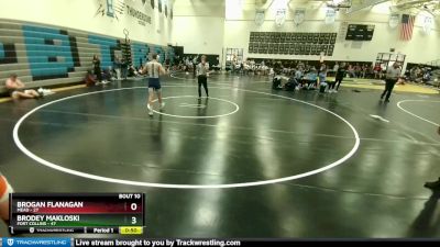 138 lbs Placement - Brodey Makloski, Fort Collins vs Wylee Willson, Pinedale