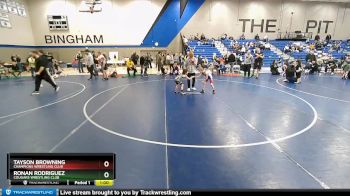 54-56 lbs Round 3 - Ronan Rodriguez, Cougars Wrestling Club vs Tayson Browning, Champions Wrestling Club