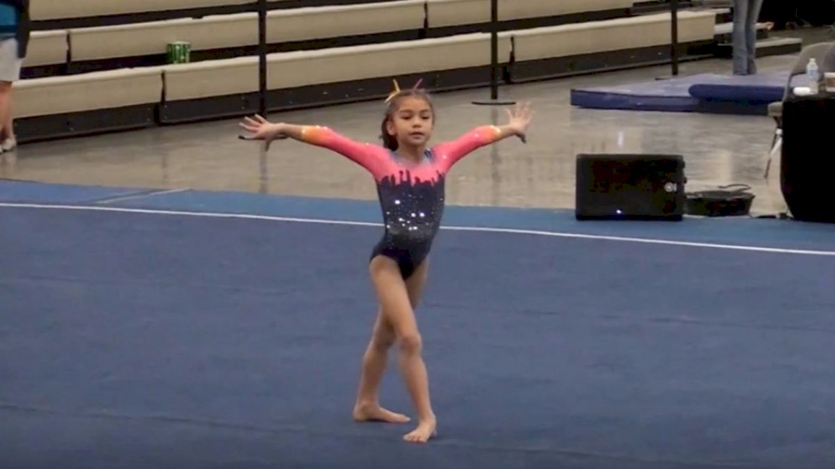 Sofia Hults Captures Everyone's Heart With Floor Routine At Texas Prime