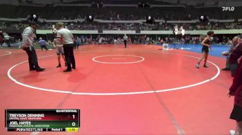 National 3-5 84 Quarterfinal - Joel Hayes, Poquoson Athletic Association vs Treyson Denning, Crystal Coast Grapplers