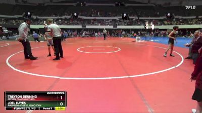 National 3-5 84 Quarterfinal - Joel Hayes, Poquoson Athletic Association vs Treyson Denning, Crystal Coast Grapplers