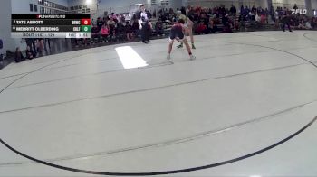 129 lbs Cons. Round 2 - Merritt Olberding, Fort Calhoun vs Tate Abbott, Big Red Wrestling Club