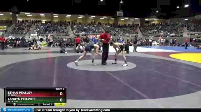 120 Lbs Semis & 1st Wrestleback (8 Team) - Landyn Philpott, 3A La Pine ...