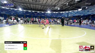 138 lbs Round Of 32 - Chancellor Mathews, Black Fox Wrestling Academy vs Peter Tomazevic, Askren Wrestling Academy