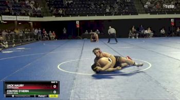285 lbs Cons. Round 3 - Colton O`Hern, Buena Vista vs Jack Haury, Huntingdon