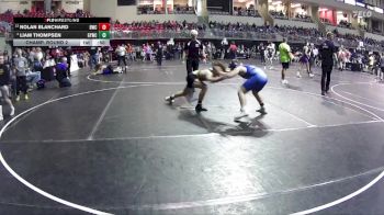 160 lbs Champ. Round 2 - Nolan Blanchard, Bennington Wrestling Club vs Liam Thompsen, Gretna Youth Wrestling Club