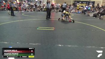 107 lbs Quarterfinals (8 Team) - Jackson Wells, American Gladiators-Venom vs Maximus Pearch, Untouchables Black