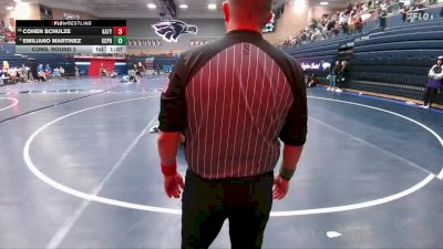 157 lbs Cons. Round 2 - Emiliano Martinez, Kansas City-Piper HS vs Cohen Schulze, Katy