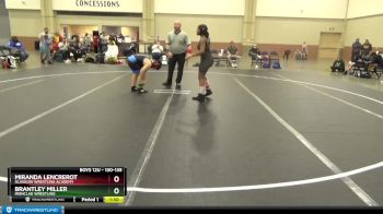 130-135 lbs Cons. Semi - Miranda Lencrerot, Glasgow Wrestling Academy vs Brantley Miller, Ironclad Wrestling