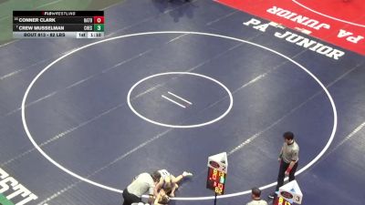 82 lbs Round Of 16 - Conner Clark, Hatboro Horsham vs Crew Musselman, Chestnut Ridge