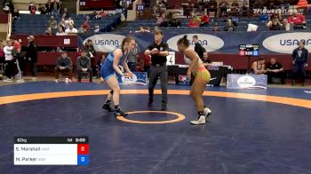 62 kg Consolation - Shanayah Marshall, Unattached vs Mattison Parker, Unattached