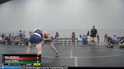 180 lbs Quarterfinals (8 Team) - Cason Howle, Southern Wolves Blue vs Will Brinkley, Southern Wolves Gray