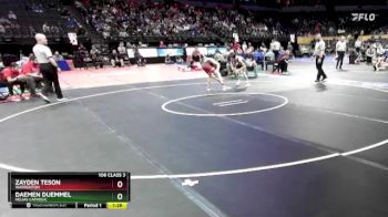 106 Class 3 lbs Quarterfinal - Zayden Teson, Warrenton vs Daemen Duemmel, Helias Catholic