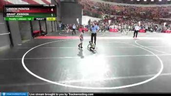 69 lbs Cons. Semi - Grant Johnson, Melrose-Mindoro vs Landon Piontek, X-Factor Elite