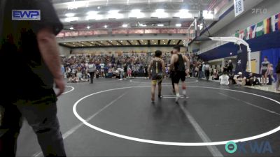 120-131 lbs Rr Rnd 2 - Israel Garcia, OKC Saints Wrestling vs Chebon Warrior, Tecumseh Youth Wrestling