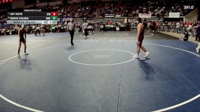 D 2 157 lbs Champ. Round 1 - Jay Hays, St. Thomas More vs Brice Volion, North Vermilion