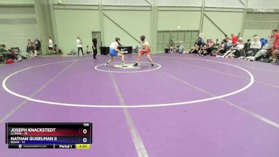 138 lbs Placement Matches (8 Team) - Joseph Knackstedt, Illinois vs Nathan Gugelman II, Idaho