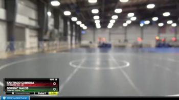 130 lbs Round 1 - Dominic Nauss, Team Michigan vs Santiago Cabrera, No Escape WA