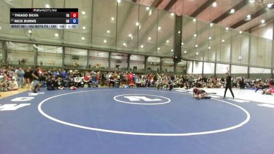 16U Boys FS - 106 lbs Champ. Round 3 - Thiago Silva, CA vs Nick Burns, CO