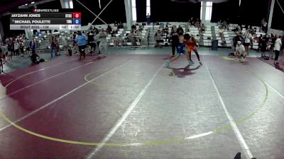 138 lbs Quarters - Jayzahn Jones, Beat The Streets Cleveland vs Michael Poulette, Thoroughbred Wrestling Academy
