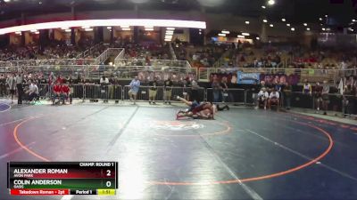 1A 165 lbs Champ. Round 1 - Colin Anderson, Oasis vs Alexander Roman, Avon Park