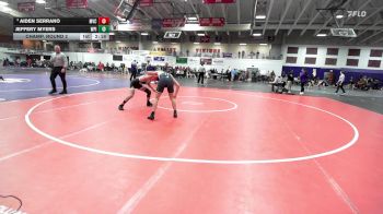 133 lbs Champ. Round 2 - Aiden Serrano, Missouri Valley vs Jeffery Myers, William Penn (Iowa)